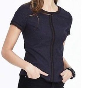 Banana Republic Darby Grosgrain Lined Tee Shirt